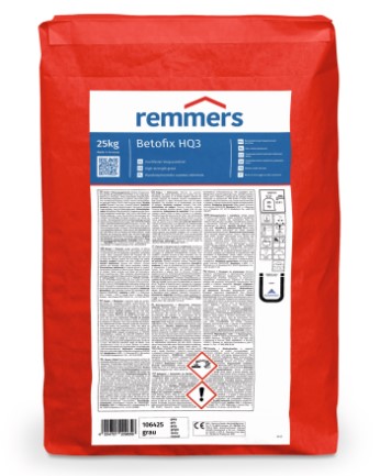 Krimpvrije gietmortel à 25 kg Remmers Betofix HQ3